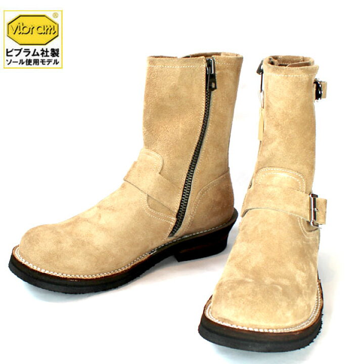 楽天市場】SWL【SLOW WEAR LION】ZIP ENGINEER BOOTS HORWEEN CALICO 