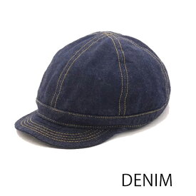 【UES（ウエス）】メカニックキャップ INDIGO インディゴ WABASH ウォバッシュ DENIM デニム ワークキャップ 82A3