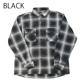【BIG MIKE（ビッグマイク）】Light Flannel Shirts Ombre Check Shirts ライトフランネル オンブレチェックシャツ 長袖シャツ（102415000　102415004）
