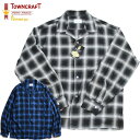 【TOWNCRAFT（タウンクラフト ）・PENNY'S（ぺニーズ）】 OMBRE LOOP COLLAR SHIRT オンブレ ループカラーシャツ ロード・オブ・ドッグタウン Z-BOYS NIRVANA(ニルバーナ）のKURT COBAIN（カートコバーン）長袖シャツ CHECK SHIRTS チェックシャツ　TOWN CRAFT TC23S600