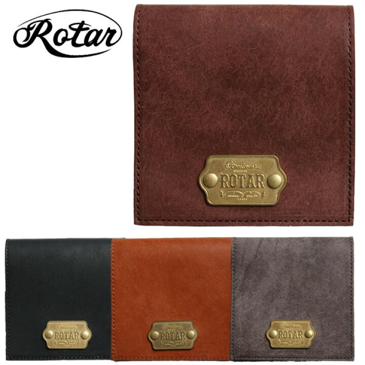 楽天市場】【ROTAR（ローター）】Work plate slim wallet 財布 レザー 