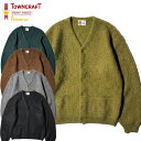 【TOWNCRAFT（タウンクラフト）】MOHAIR SHAGGY CARDIGAN モヘア シャギー カーディガン VINTAGE ヴィンテージ レプリ…