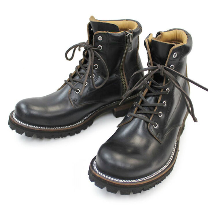 楽天市場】SWL【SLOW WEAR LION】ZIP MID BOOTS HORWEEN CHROMEXCEL 