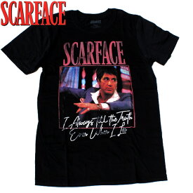 在庫有り・Sサイズは女性も着られます【SCARFACE（スカーフェイス）】SCARFACE-ALLWAYS (オールウェイズ) Al Pacino アル・パチーノ ブライアン・デ・パルマ オリバー・ストーン AMERICAN CLASSICS(アメリカンクラッシクス) MOVIE Tシャツ Goodie Two Sleeves