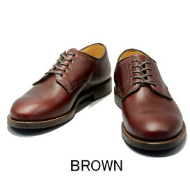 【TOWNCRAFT × WHEEL ROBE （タウンクラフト x ウィールローブ）】6-EYE PLAIN TOE DERBY SHOES　#20075 #15075 ホーウィン社 クロムエクセル HORWEEN CHROMEXCEL