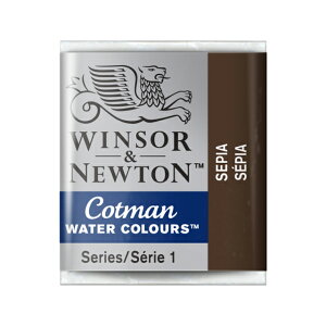 W&N コットマン・ウォーターカラー HP 609 セピア