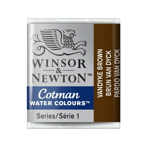 W&N コットマン・ウォーターカラー HP 676 バンダイクブラウン