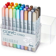 【ポイント10倍!!】コピックチャオ (ciao) スタート36色セット　日本製　多色　コピックペン　イラストマ…