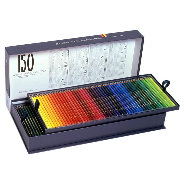 ホルベイン アーチスト色鉛筆 150色セット 【超歓迎】 紙函入 74％以上節約
