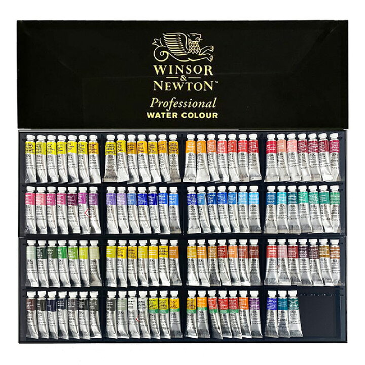 楽天市場】W&N プロフェッショナルウォーターカラー 108色セット 