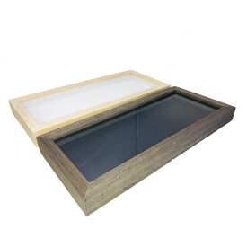 木製 3D 立体額 ボックスフレーム 立体 フレーム 長方形 シャドーボックス アートボックス ナチュラル
