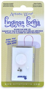 アーティスティックワイヤー フック成形治具 【findings forms】 ワイヤー クラフト ジグ ピアスフック ワイヤーアート アクセサリー制作 手芸 ペグジグ 228S-661 手芸 クラフト ハンドメイド 工具