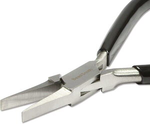 フラットノーズプライヤー 【 小型 】 Super Fine スーパーファイン ボックスジョイント 平ペンチ ハンドメイド 手芸 ヤットコ ジュエリー アクセサリー クラフト 工具 ビーズスミス beadsmith PL61