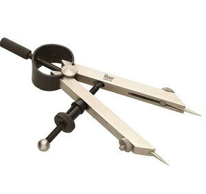 ステンレス スチール ディバイダー キャリパー  たがね スジボリ スジ彫り プラモデル 模型 革製品 罫書き けがき 木工 彫金 線引き コンパス CALIP03RT