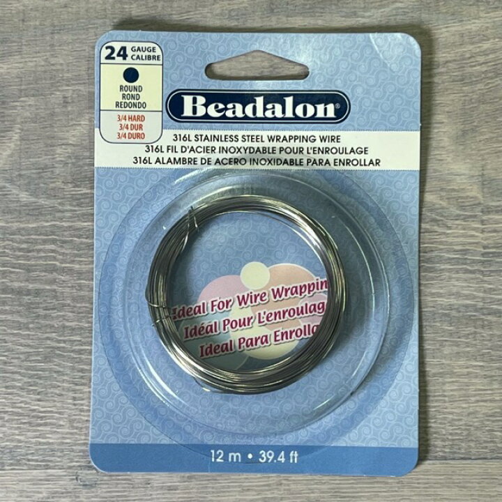 楽天市場】Beadalon シルバー カラー アメリカ製 テグス ステンレス 