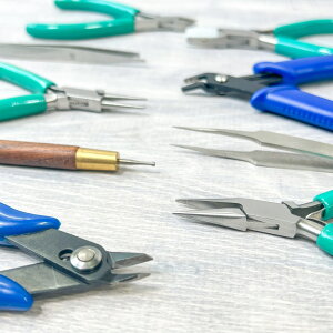 ビーズ ワイヤー クラフト ツール 9点 セット  プライヤー ユーロツール EUROTOOL ハンドメイド 手芸 ジュエリー ビーズ アクセサリー 工具 セット アーティスティックワイヤー 手芸 クラフト