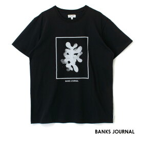 BANKS JOURNAL バンクス ジャーナル メンズ Tシャツ カットソー レディース 半袖 クルーネック 丸首 丸襟 ユニセックス 黒 ブラック 春 夏 秋 冬 オールシーズン RRIER CLASSIC TEE 半袖 WTS0578