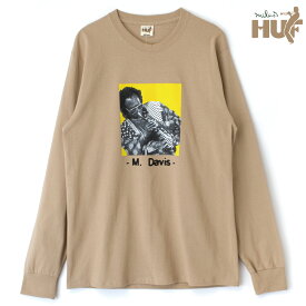 HUF × MILES DAVIS ハフ コラボ AT FILLMORE L/S TEE TS01760 ロゴ メンズ Tシャツ レディース カットソー 長袖 ユニセックス 男女兼用