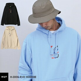 HUF ハフ H-DOG P/O HOODIE PF00518 長袖 フーディー フード パーカー メンズ レディース ユニセックス スケボー スケートボード 男女兼用