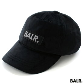 BALR. ボーラー JORDAN VELVET CAP キャップ B6110.1017 帽子 黒 black ロゴ メンズ レディース ユニセックス