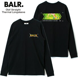BALR. Olaf Straight Thermal Longsleeve B1111.1028 BALR. Logo T-shirt ボーラー メンズ レディース ユニセックス Tシャツ カットソー ロングスリーブ 長袖 ロゴ