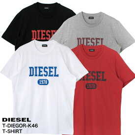 DIESEL T-DIEGOR-K46 T SHIRT A03824 0GRAI ディーゼル 半袖 Tシャツ クルーネック カットソー メンズ レディース ユニセックス