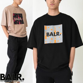 BALR. ボーラー REPEAT BOX FIT T-SHIRT B1112.1245 メンズ レディース ユニセックス ジェンダーレス 無地 Tシャツ ロゴ 半袖 ゆったり オーバーサイズ [ss] [m] [tee]