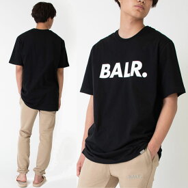 【2024年 春夏新作】BALR. ボーラー B1112.1048 Brand Straight T-shirt メンズ レディース ユニセックス Tシャツ カットソー 半袖 ロゴ