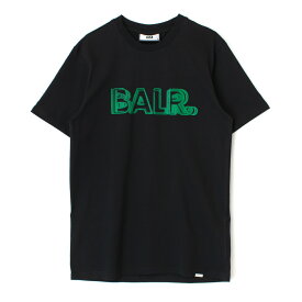 BALR. ボーラー Olaf Straight Neon Brand T-Shirt B1112.1146 メンズ レディース ユニセックス Tシャツ カットソー 半袖 ロゴ ブラック