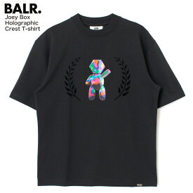 BALR. ボーラー Joey Box Holographic Crest T-shirt B1112.1168 メンズ レディース ユニセックス ジェンダーレス Tシャツ カットソー 半袖 ロゴ