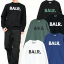 【15-16日限定クーポン配布中】5色あり!! BALR. B1262.1022 Brand Straight Crewneck ボーラー スエット トレーナー_ ロゴ_ メンズ レディース ユニセックス
