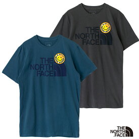 THE NORTH FACE メンズ レディース Tシャツ 半袖 カットソー クルーネック ハーフドームロゴ 黒 ブラック BLACK SS PATCHES TEE NF0A532U