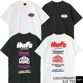 HUF ハフ LIQUORMART S/S TEE 半袖 カットソー TS01946 Tシャツ メンズ レディース ユニセックス 男女兼用