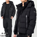 【2025年 秋冬新作】TATRAS タトラス DINANDO ディナンド ダウンジャケット メンズ イタリア製 ウールナイロン生地 取り外し可能なフード 黒 Black ショート丈 海外正規品 MJXA0035013588 [m]