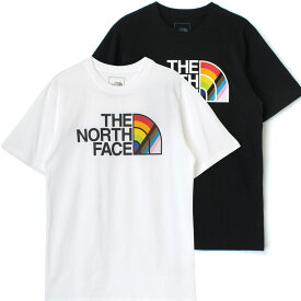 THE NORTH FACE M SS PRIDE TEE NF0A5J9H Tシャツ 半袖 カットソー クルーネック ハーフドームロゴ レディース メンズ