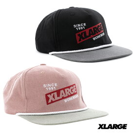 XLARGE 2TONE 5PANEL CAP 帽子 メンズ レディース ベースボールキャップ ブラック ピンク101212051009