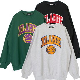 XLARGE COLLEGE LOGO CREWNECK SWEAT トレーナー 101223012003 ロゴ 刺繍 メンズ レディース スエット トレーナー プルオーバー