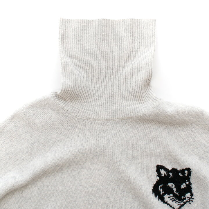 楽天市場】MAISON KITSUNE キツネ ロゴ ニット セーター LM00820KT1063 