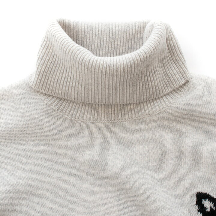 楽天市場】MAISON KITSUNE キツネ ロゴ ニット セーター LM00820KT1063 