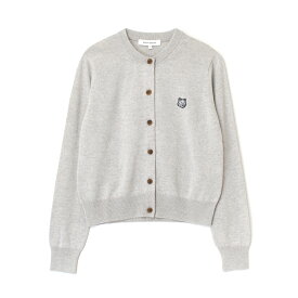 MAISON KITSUNE キツネ カーディガン ニット LW00506KT1036 メゾンキツネ レディース 長袖 グレー