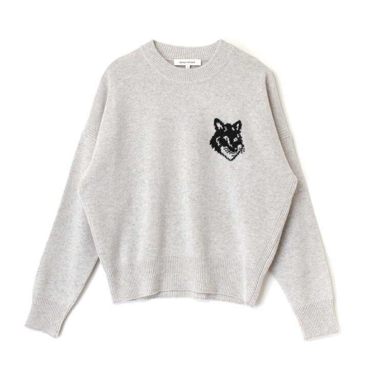 楽天市場】MAISON KITSUNE ニット セーター ビックロゴ LW00815KT1063 