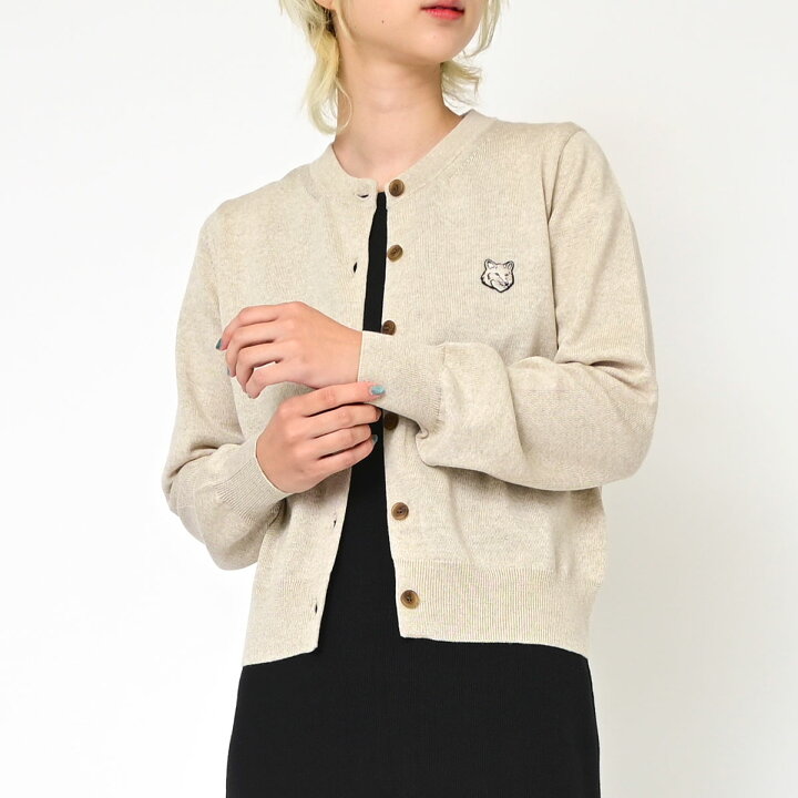 楽天市場】【2024年 秋冬新作】 MAISON KITSUNE キツネ カーディガン  