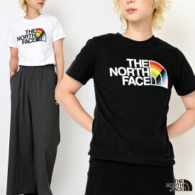 THE NORTH FACE W SS PRIDE TEE レディース NF0A7QCM Tシャツ 半袖 カットソー クルーネック ハーフドームロゴ [w] [ss] [tee]