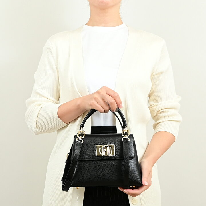 楽天市場】FURLA フルラ ミニ ハンドバック ポシェットトップハンドル_  