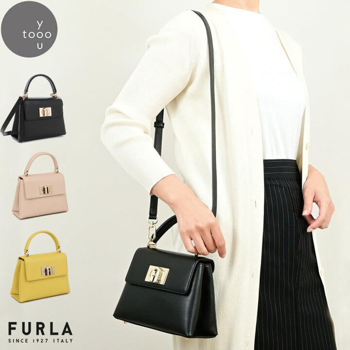 楽天市場】FURLA フルラ ミニ ハンドバック ポシェットトップハンドル  