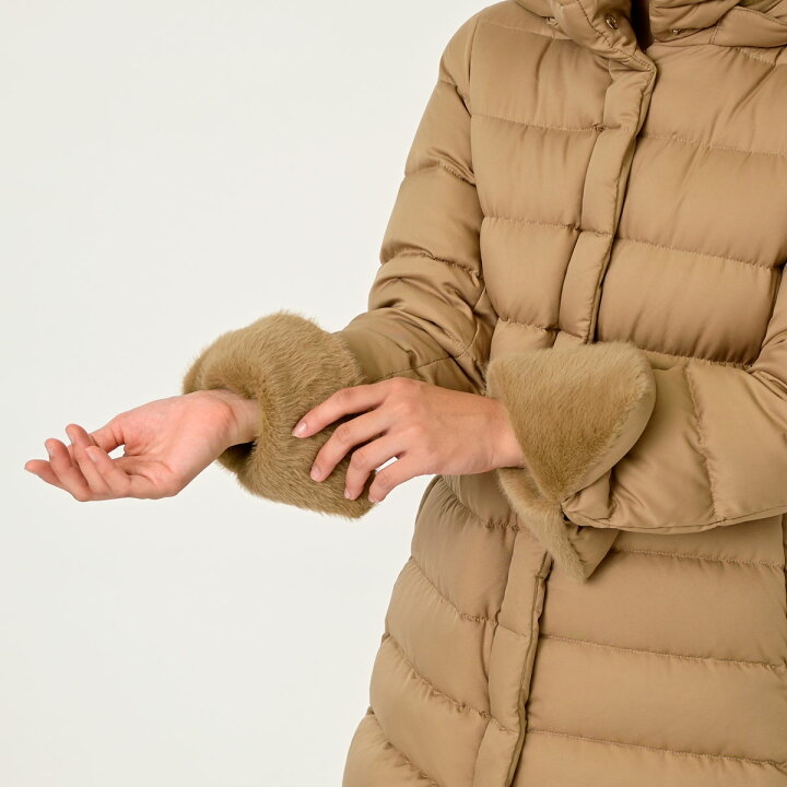 楽天市場】【訳あり】HERNO ヘルノ ARENDELLE & LADY FAUX FUR Aライン 