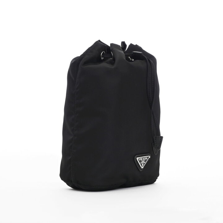 楽天市場】【新品】PRADA プラダ 正規品 三角 ロゴ付き 巾着 ポーチ 