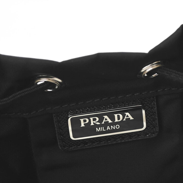楽天市場】【新品】PRADA プラダ 正規品 三角 ロゴ付き 巾着 ポーチ 