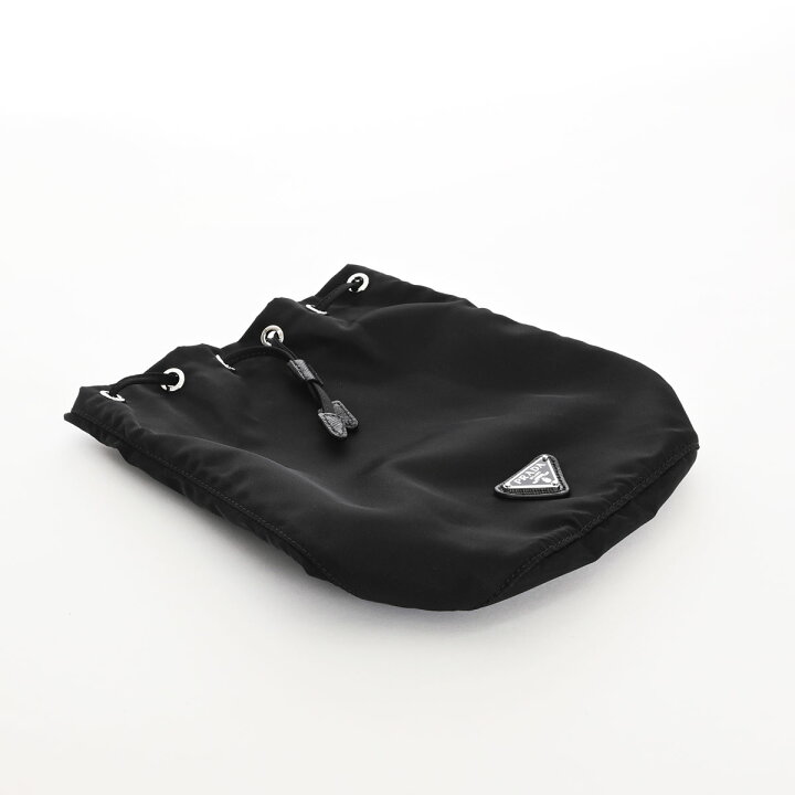 楽天市場】【新品】PRADA プラダ 正規品 三角 ロゴ付き 巾着 ポーチ 