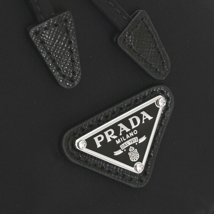 楽天市場】【新品】PRADA プラダ 正規品 三角 ロゴ付き 巾着 ポーチ 